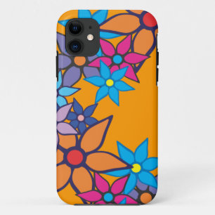 Retro Floral Pattern iPhone 11 Case
