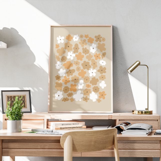 Retro floral pattern poster (Creator Uploaded)