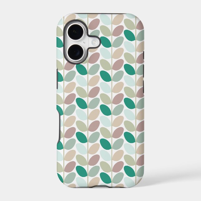 Retro Floral Patterned Case (Back)