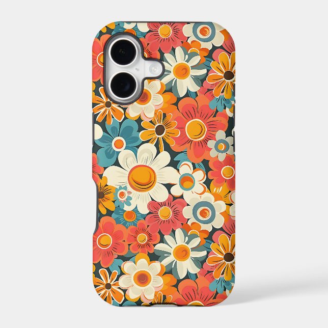 Retro Floral Phone Case (Back)