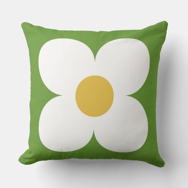 retro floral pillow (Front)