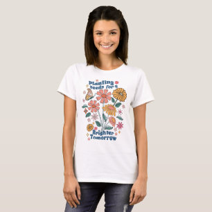 Retro Floral Quote T-Shirt