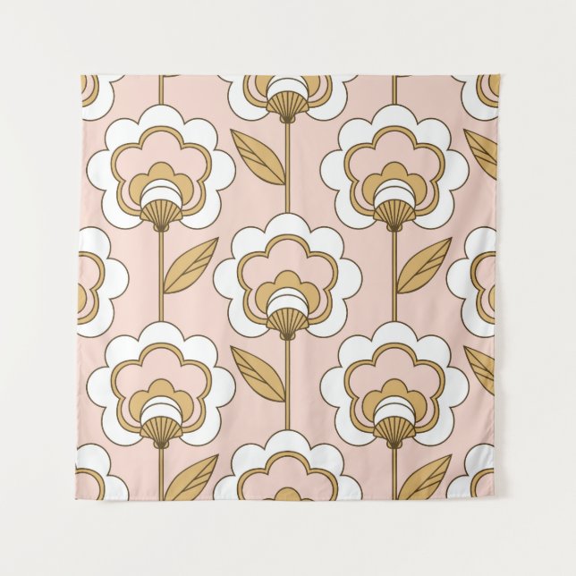 Retro floral: seamless vintage pattern. tapestry (Front)