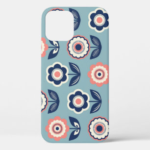 Retro Floral: Timeless Pattern Charm iPhone 12 Case