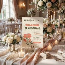 Retro Floral Vintage Garden Wedding