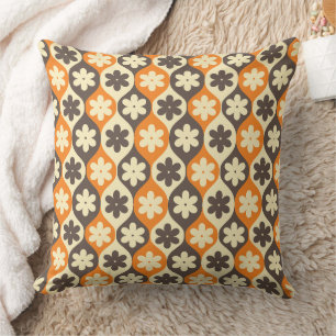 Retro Floral Vintage Vibes Cushion