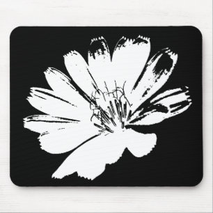 Retro Flower Art Mouse Pad