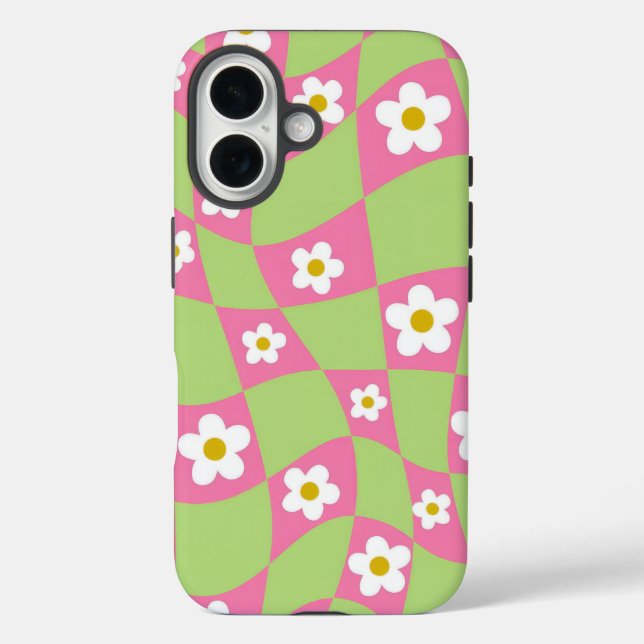 Retro Flower Pattern Case-Mate iPhone Case (Back)