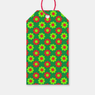 Retro Flower Power Gift Tags