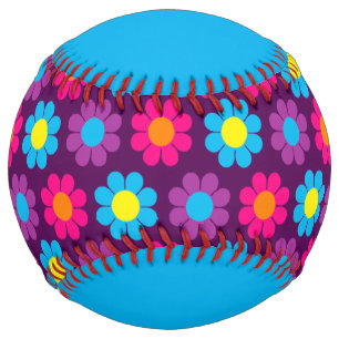 Retro Flower Power Softball