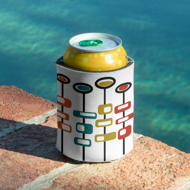 Retro Flowers Can Cooler (In Situ Pool)