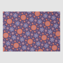    Retro Flowers Cute Fun 70s Hippie Daisy Pattern