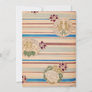 Retro Flowers Invitation