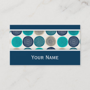 Retro Flowers seamless pattern white transparent Business Card