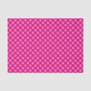 Retro Flowers seamless pattern white transparent Tissue Paper