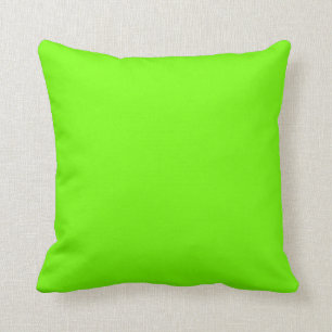 Retro Fluoro Lime-Green Collection Cushion