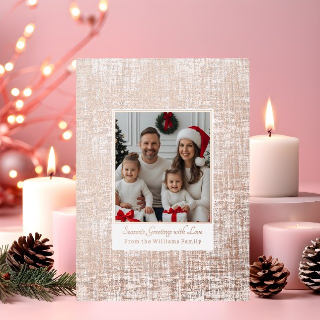 Retro Foil Christmas Card Template Photos Texture (Creator Uploaded)