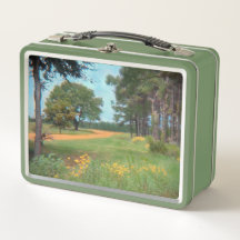 Retro Forest Landscape Lunchbox