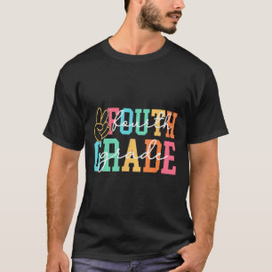 Retro Fourth Grade Preppy Back To School Teacher G T-Shirt