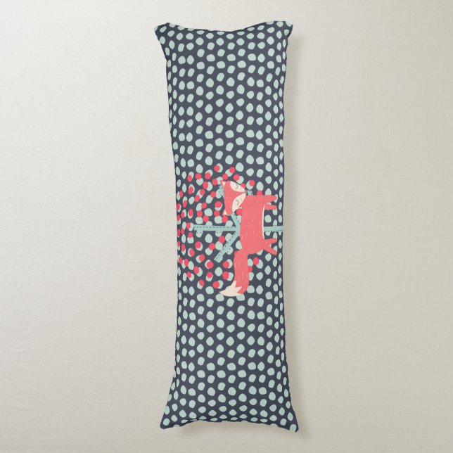 Retro Fox Body Cushion (Front Vertical)