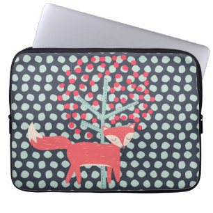 Retro Fox Laptop Sleeve