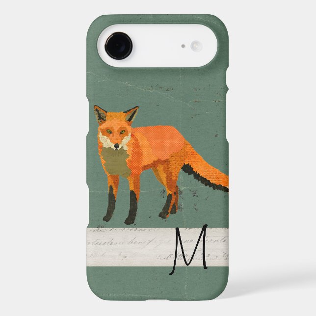 Retro Fox Monogram iPhone Case Case For The iPhone 5 (Back)