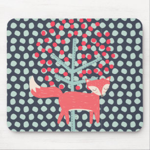 Retro Fox Mouse Pad