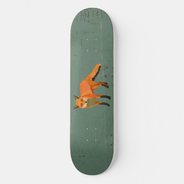 Retro Fox Skateboard (Front)