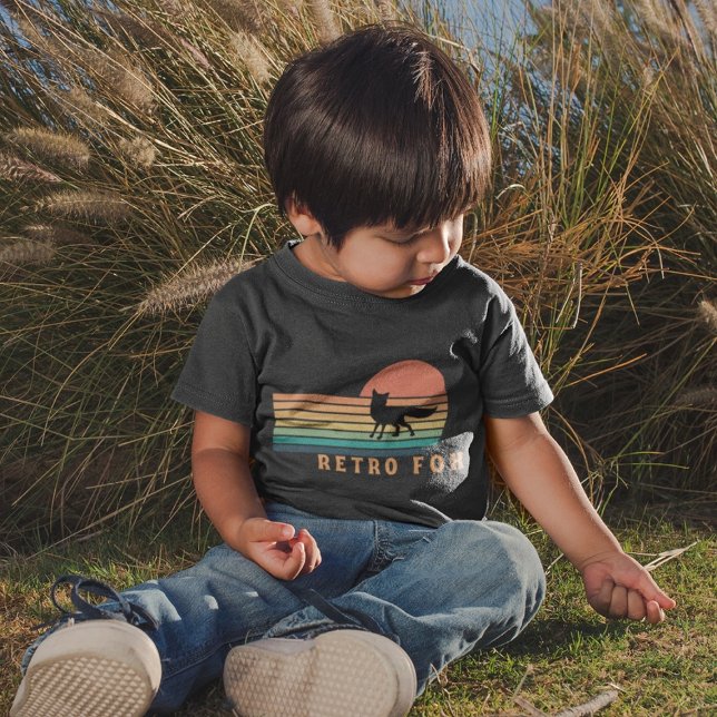Retro Fox Toddler T-Shirt (Creator Uploaded)