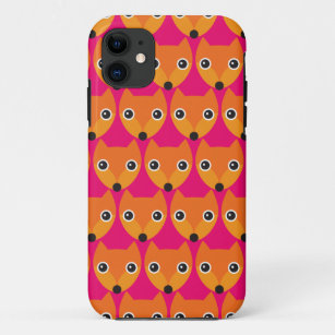 Retro foxy fox lady pattern iphone 5 case