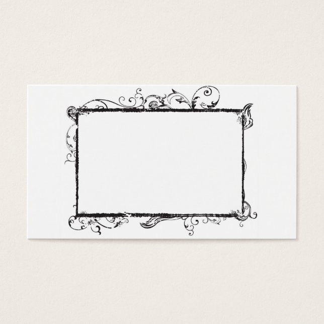 Retro frame Profile Card (Front)