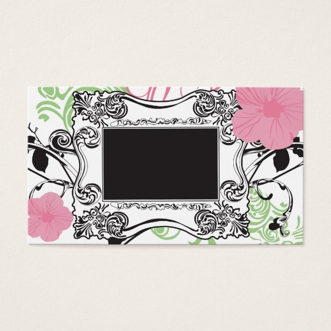 Retro frame Profile Card (Front)