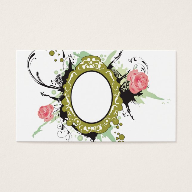 Retro frame Profile Card (Front)