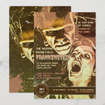 Retro Frankenstein Vintage Horror