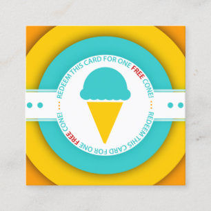 retro FREE ICE CREAM CONE coupon