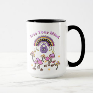 Retro Free Your Mind Mug