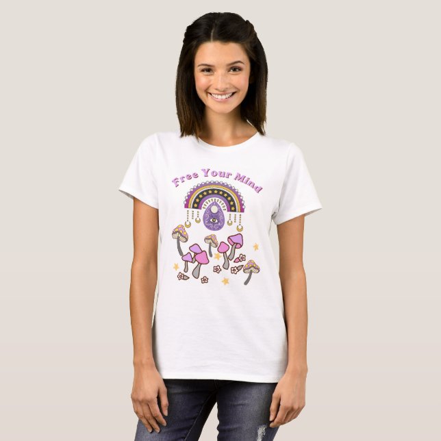 Retro Free Your Mind T-Shirt (Front Full)