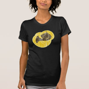 Retro French Horn T-Shirt