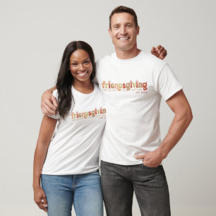 Retro Friendsgiving Thanksgiving T-Shirt