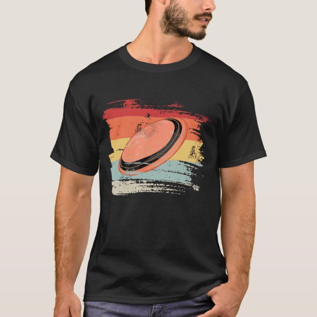 Retro Frisbee Disc Golf  3 T-Shirt (Front)
