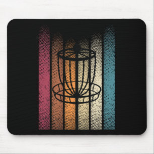 Retro Frisbee Disc Golf _6 Mouse Pad