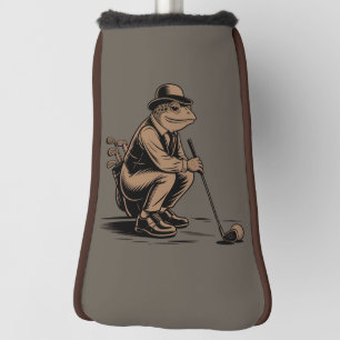 Retro Frog Funny Retro Frog Golf Lover Head Cover
