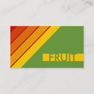 retro FRUIT Business Card