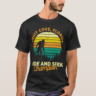 Retro Fruit Cove, Florida Big foot Souvenir T-Shirt