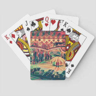 Retro Funfair Filtered Photo Playing Cards