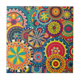 Retro Funk Ceramic Tile