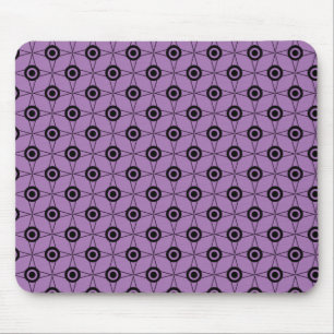 Retro Funk Geometric Mousepad, Lavender Mouse Pad