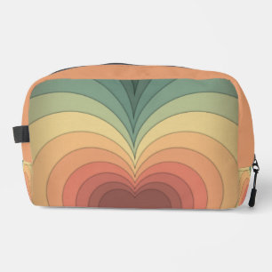 Retro Funky Cute Colourful Heart Print Cut Sew Bag