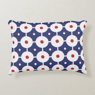 Retro Funky Seamless Vintage Design Decorative Cushion