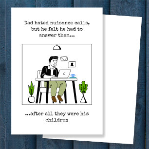 Retro Funny Father's Day Card